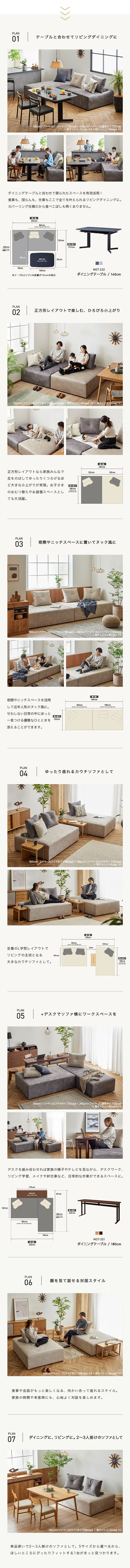 自由なレイアウト