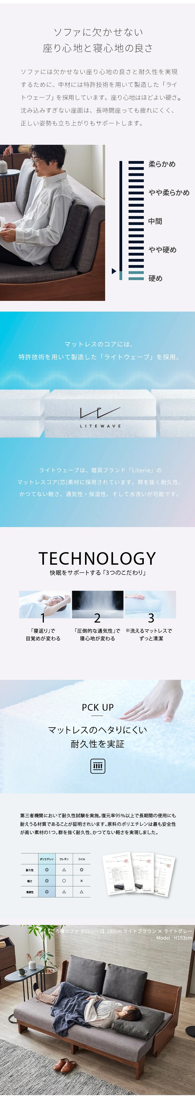 座り心地