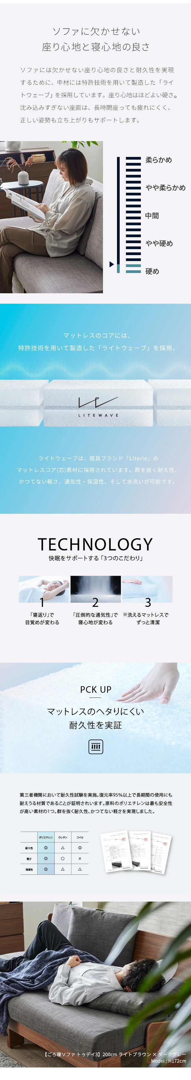 座り心地